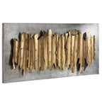 Lev Gold Metal Wall Decor