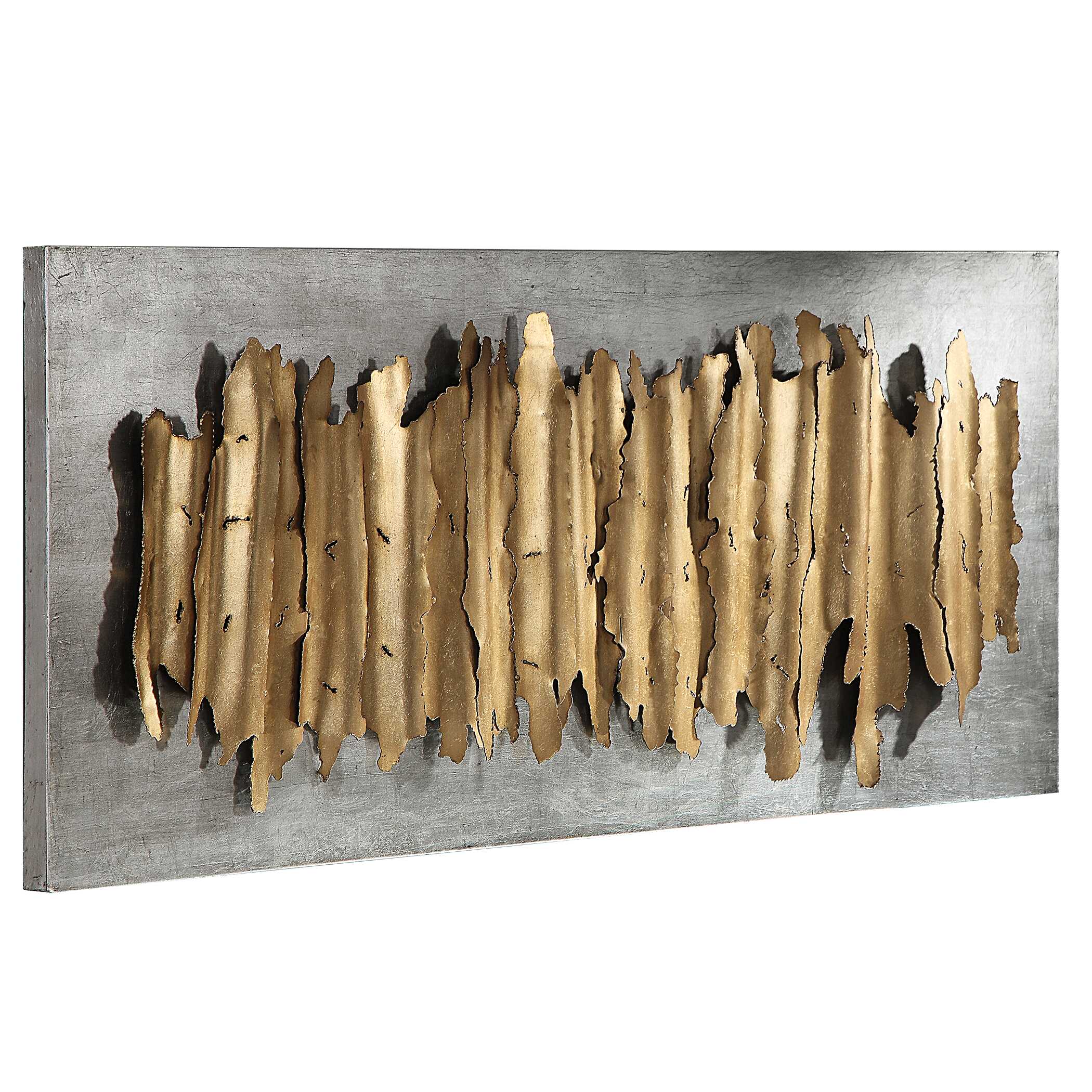 Lev Gold Metal Wall Decor