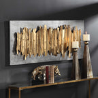 Lev Gold Metal Wall Decor