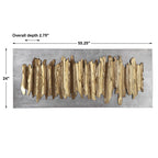 Lev Gold Metal Wall Decor