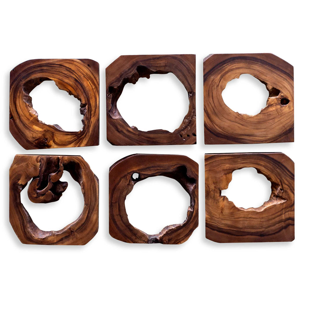 Adlai Wood Wall Art Set/6