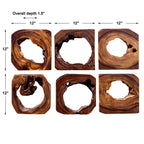 Adlai Wood Wall Art Set/6