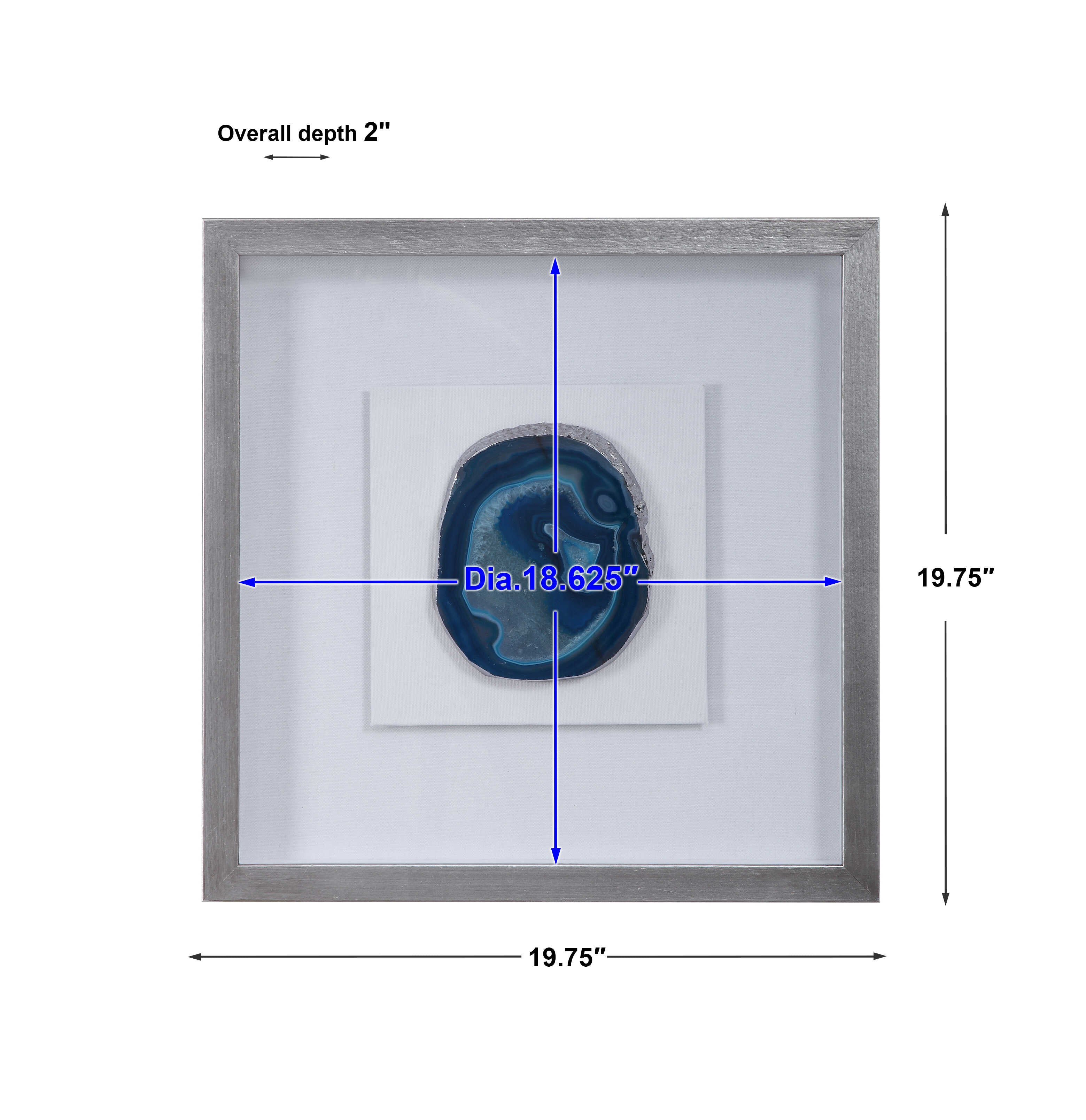 Kalia Blue Stone Shadow Box