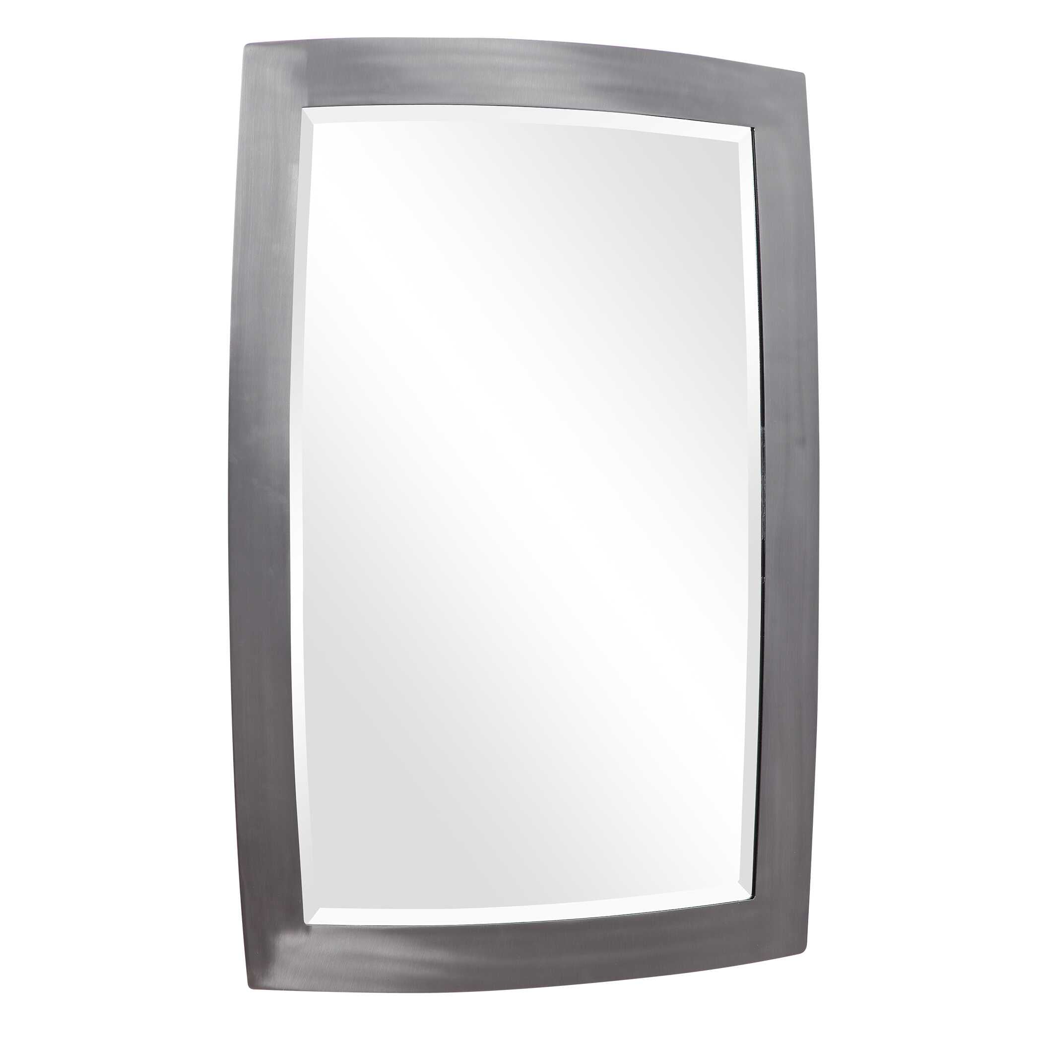 Haskill Brushed Nickel Mirror