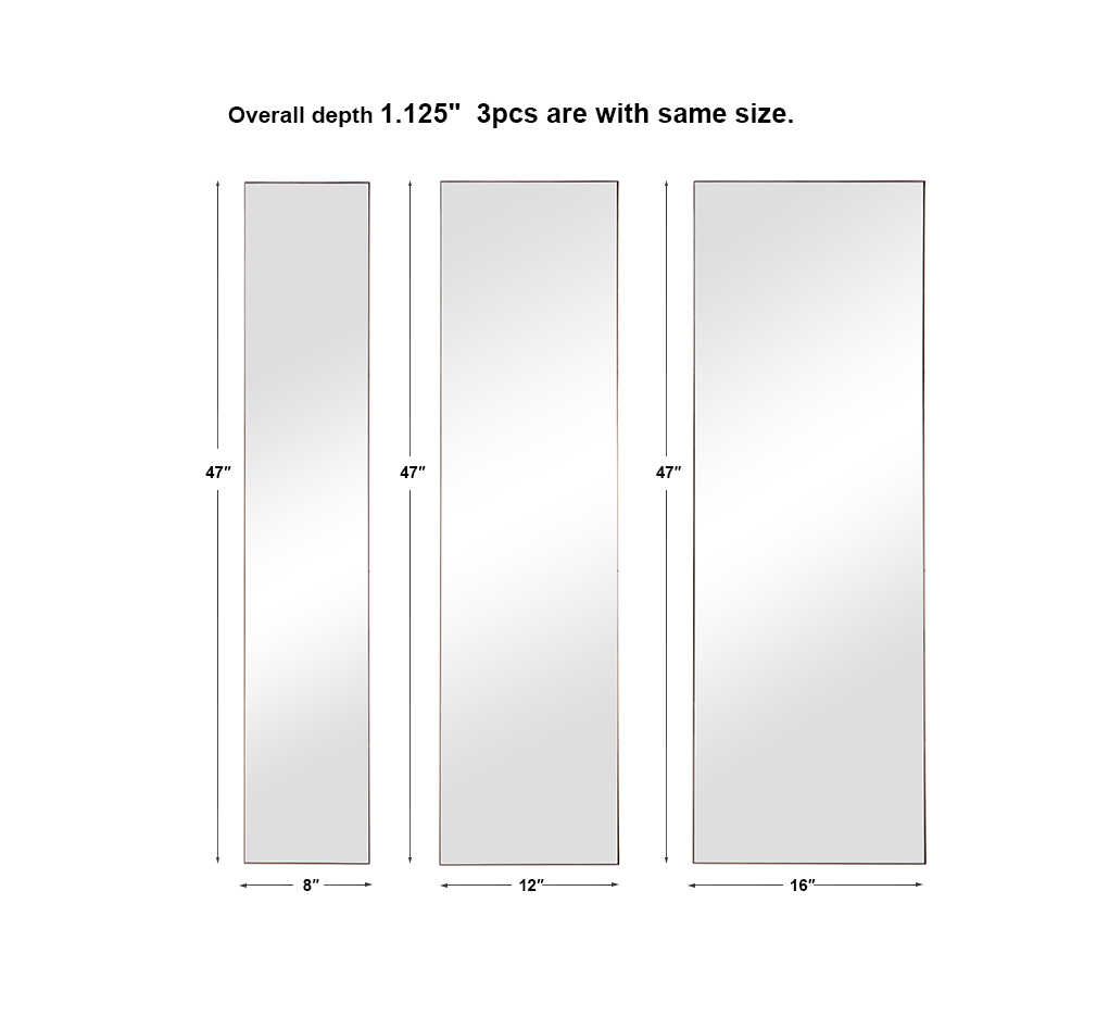 Rowling Gold Mirrors Set/3