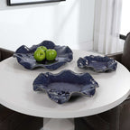 Abella Blue Ceramic Wall Decor Set/3