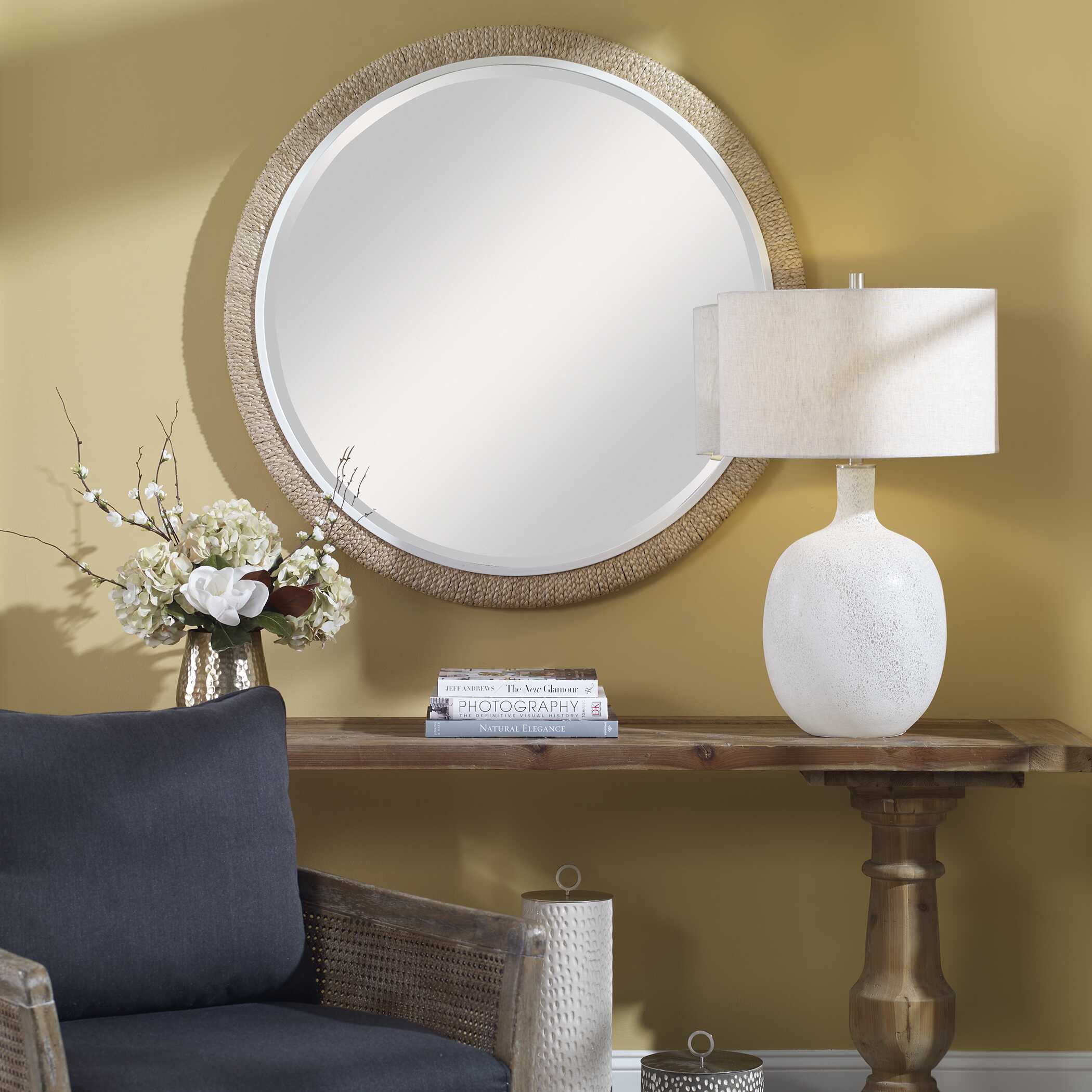 Carbet Round Rope Mirror