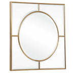 Stanford Gold Square Mirror