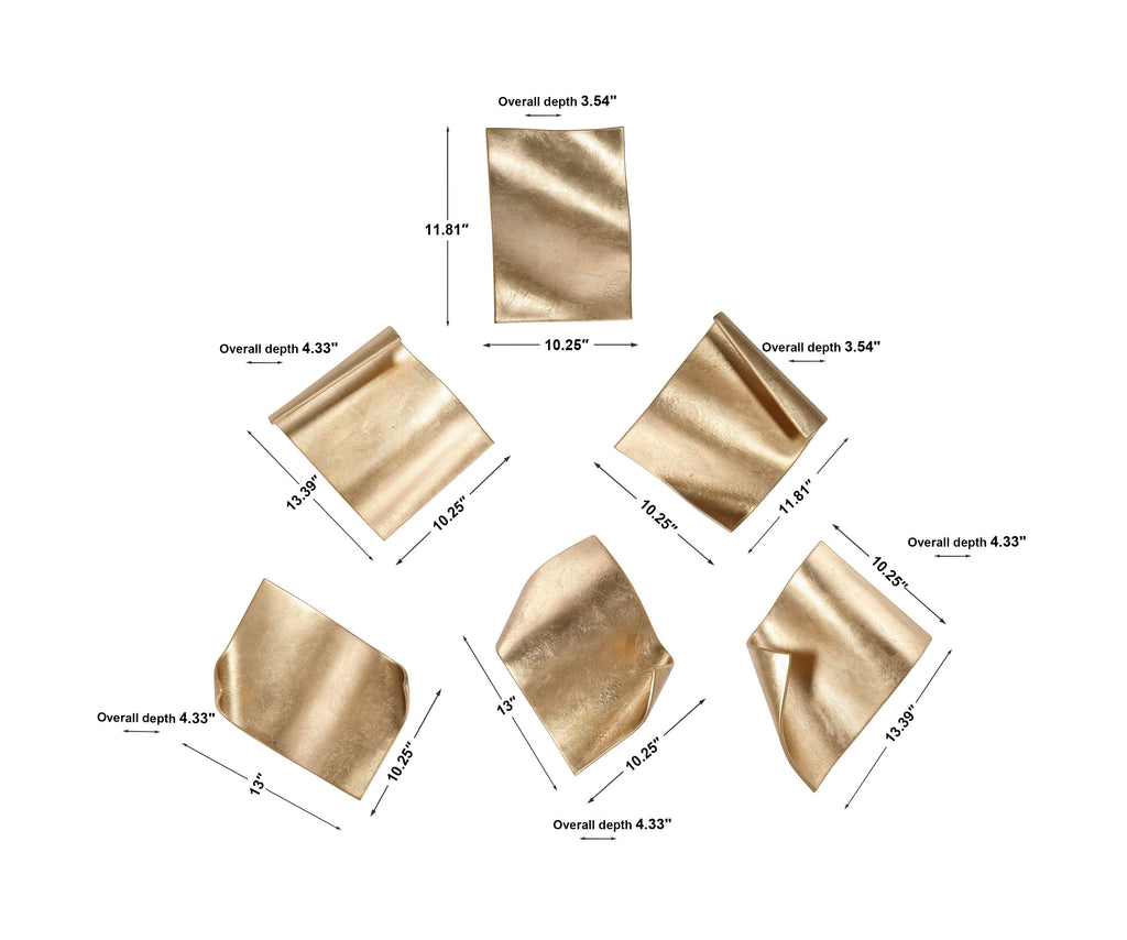 Fluttering Pages Wall Decor Set/6