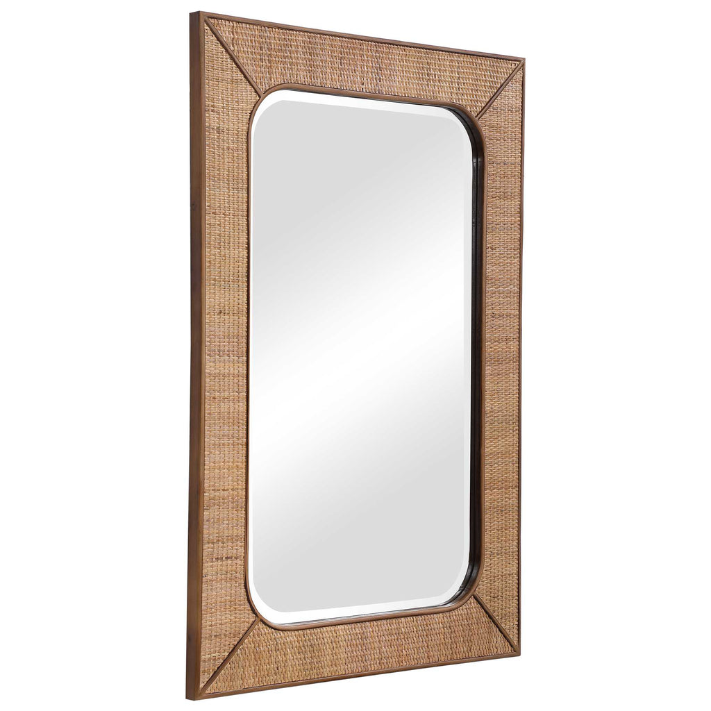 Tahiti Rattan Mirror