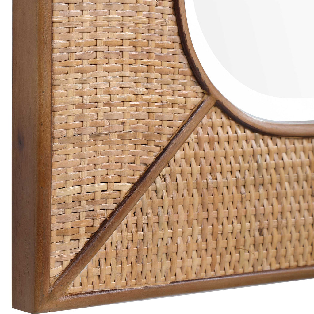 Tahiti Rattan Mirror
