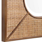 Tahiti Rattan Mirror