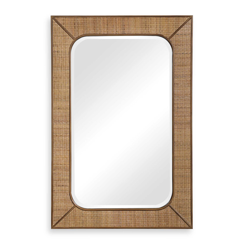 Tahiti Rattan Mirror