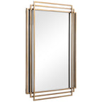 Amherst Brushed Gold Mirror