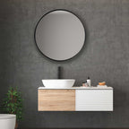 Belham Round Iron Mirror