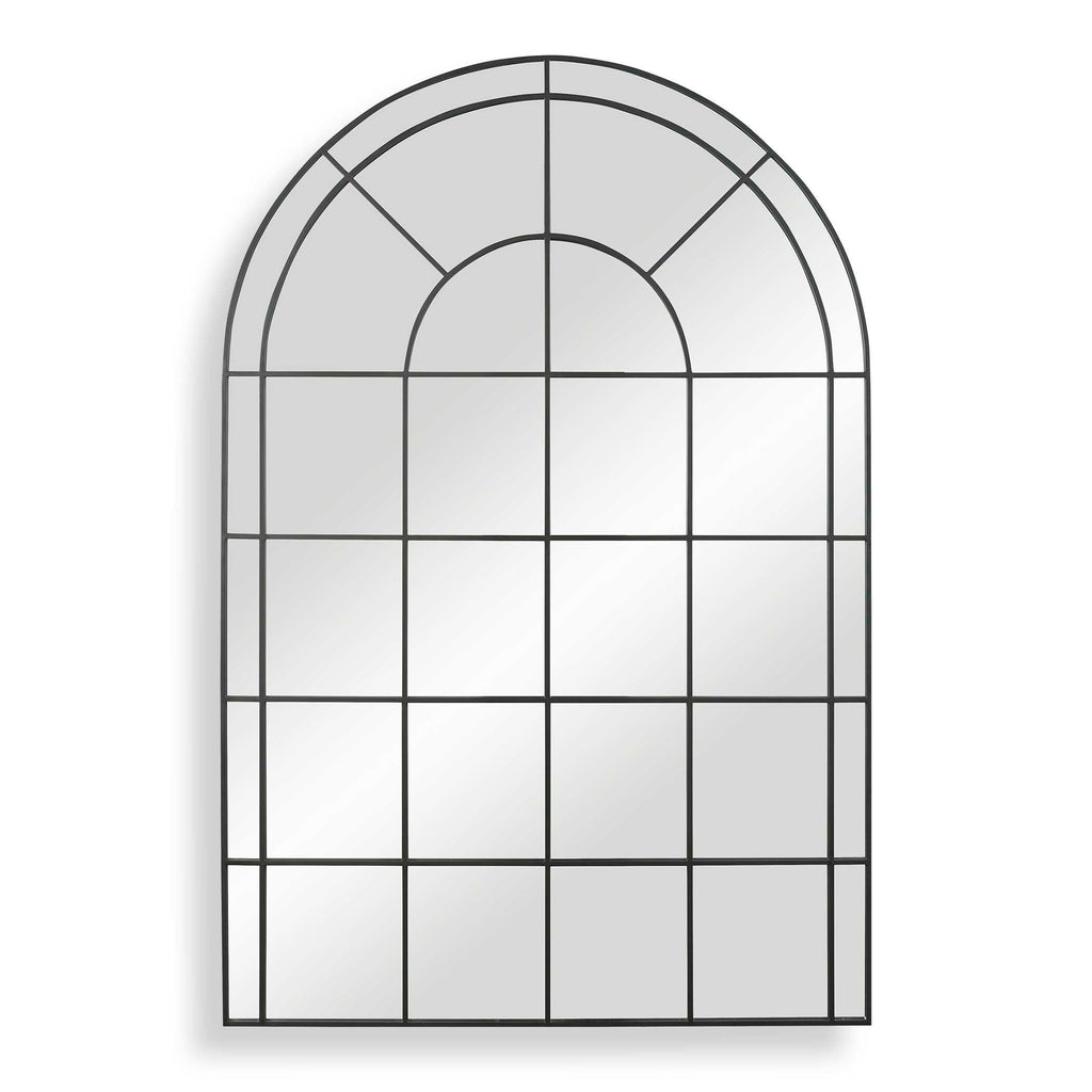 Grantola Black Arch Iron Mirror