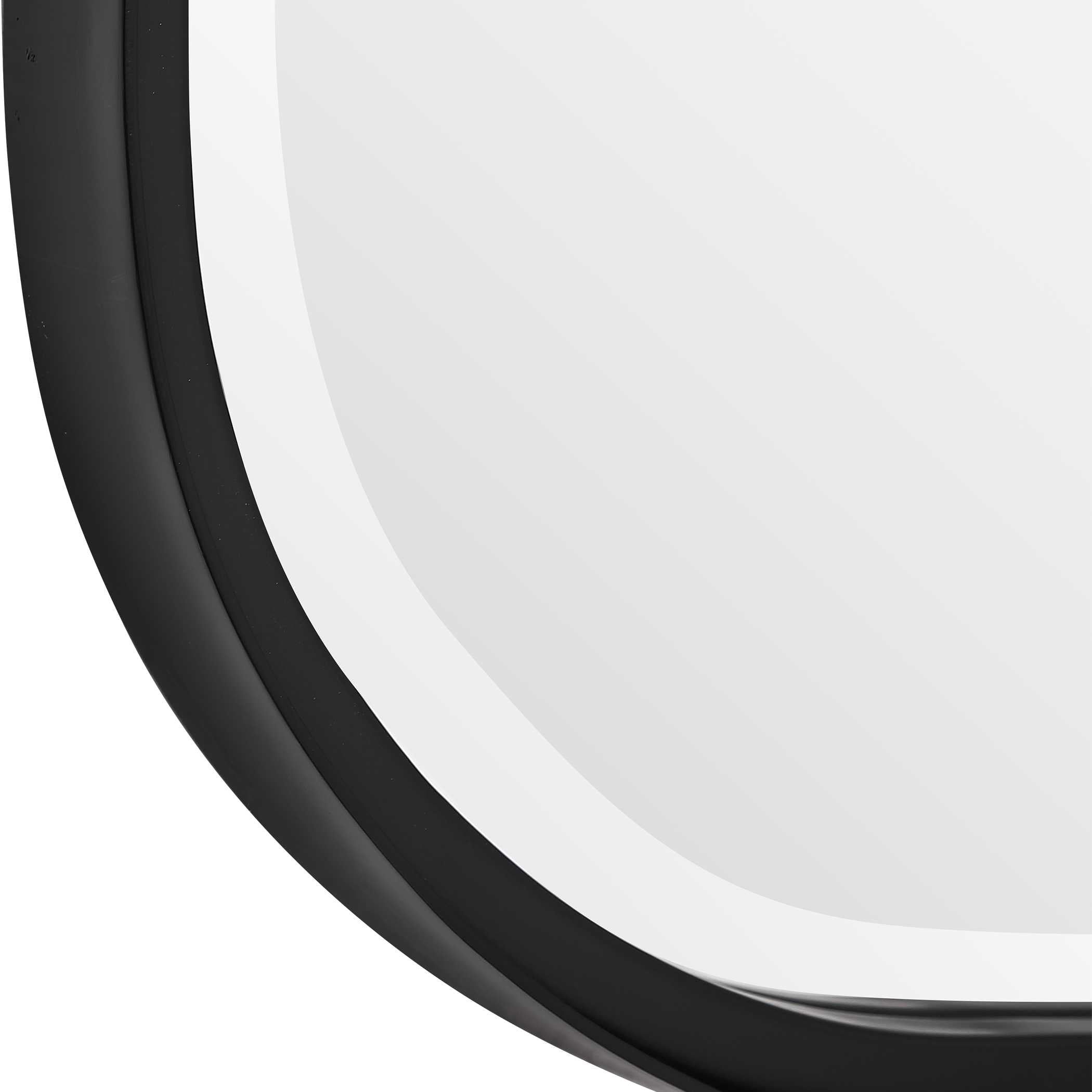 Concord Black Tall Iron Mirror