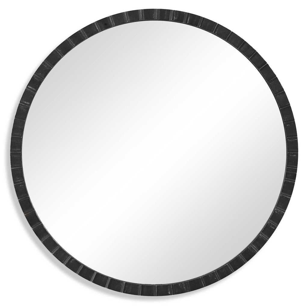 Dandridge Round Industrial Mirror