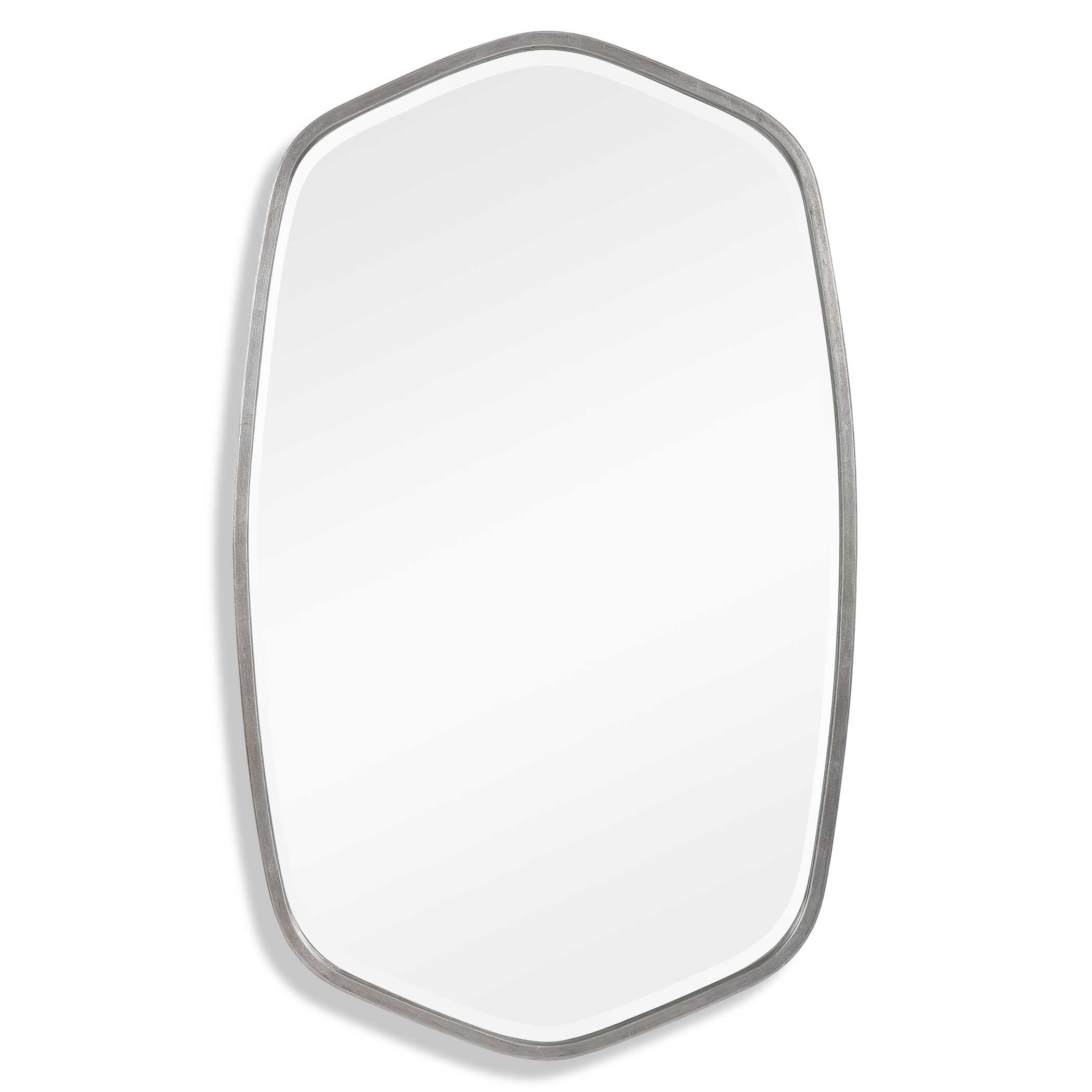 Duronia Brushed Silver Mirror