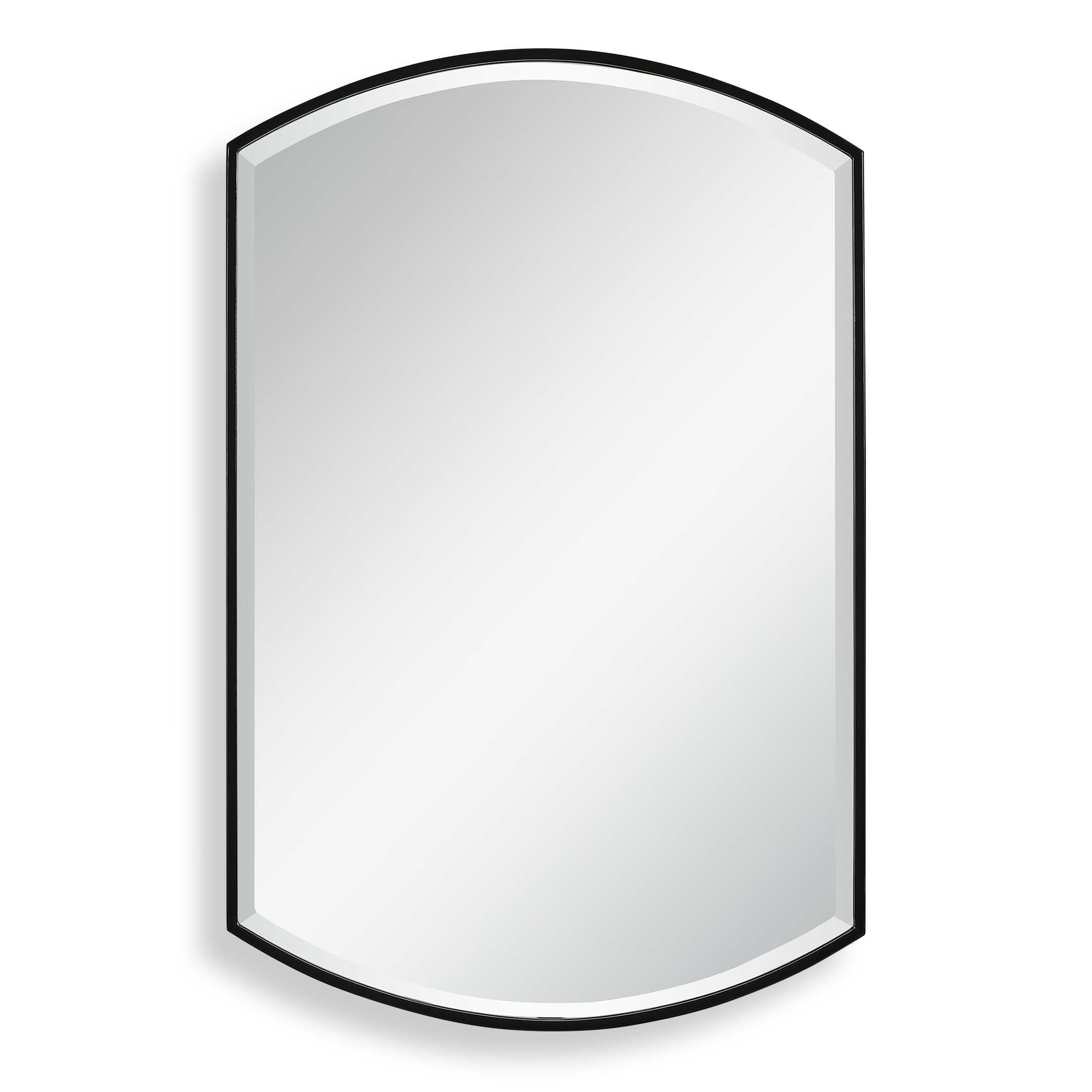Shield Shaped Iron Mirror