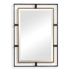 Carrizo Gold & Bronze Rectangle Mirror