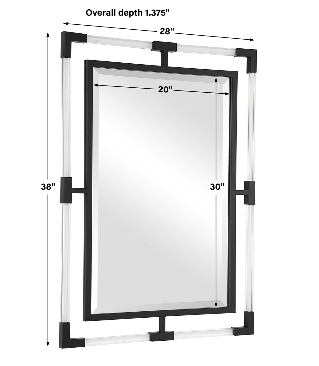 Balkan Black Iron Mirror