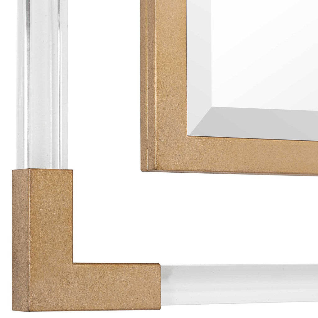 Balkan Golden Square Mirror