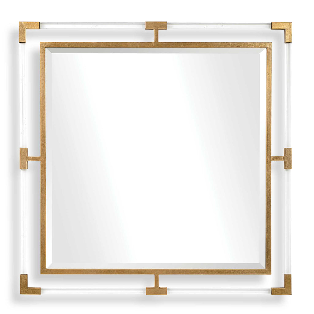 Balkan Golden Square Mirror