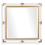 Balkan Golden Square Mirror