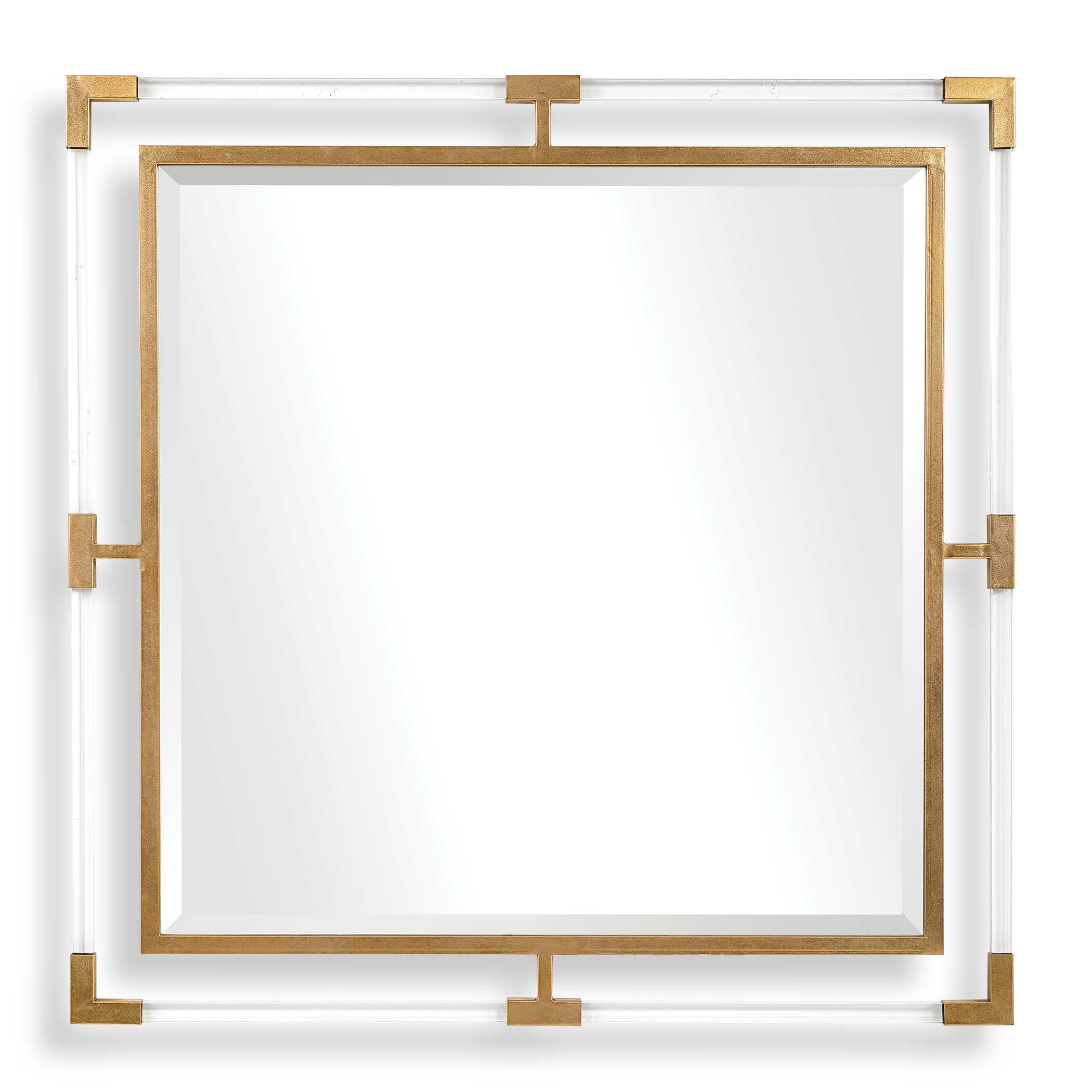Balkan Golden Square Mirror