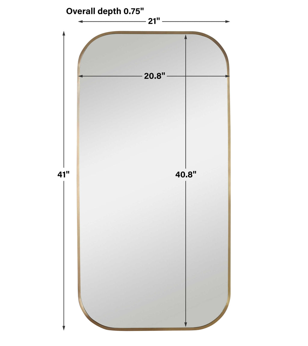 Taft Plated Brass Mirror