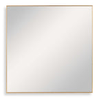 Alexo Gold Square Mirror