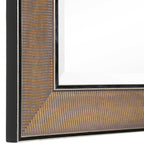 Valles Golden Rust Mirror