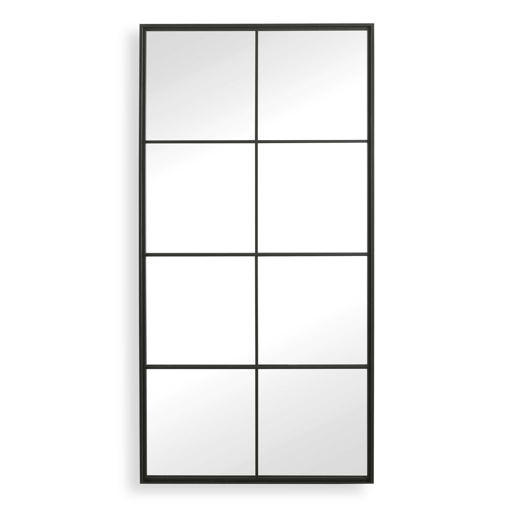 Rousseau Iron Window Mirror