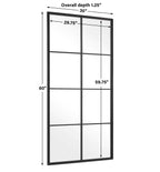 Rousseau Iron Window Mirror