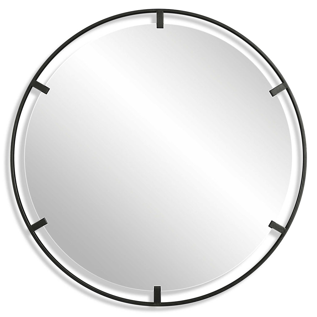 Cashel Round Iron Mirror