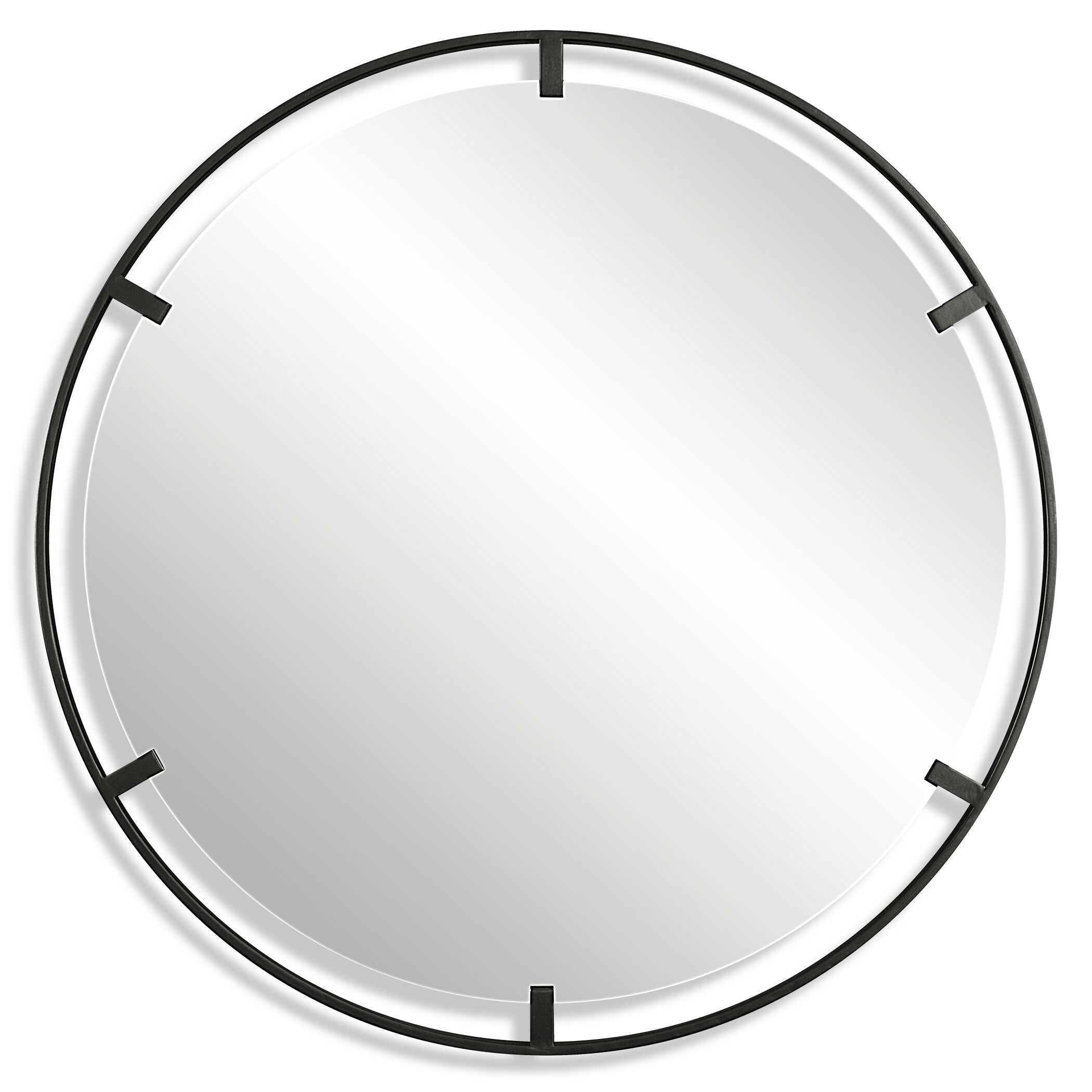Cashel Round Iron Mirror