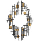 Reflection Metal Grid Wall Decor Set/2