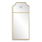 Caddington Tall Brass Mirror