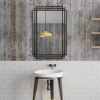 Amherst Black Iron Mirror