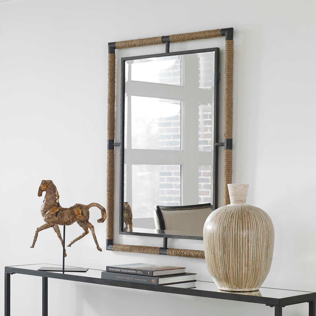 Melville Iron & Rope Mirror