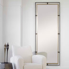 Carrizo Tall Bronze & Gold Mirror