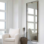 Carrizo Tall Bronze & Gold Mirror