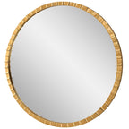Dandridge Gold Round Mirror