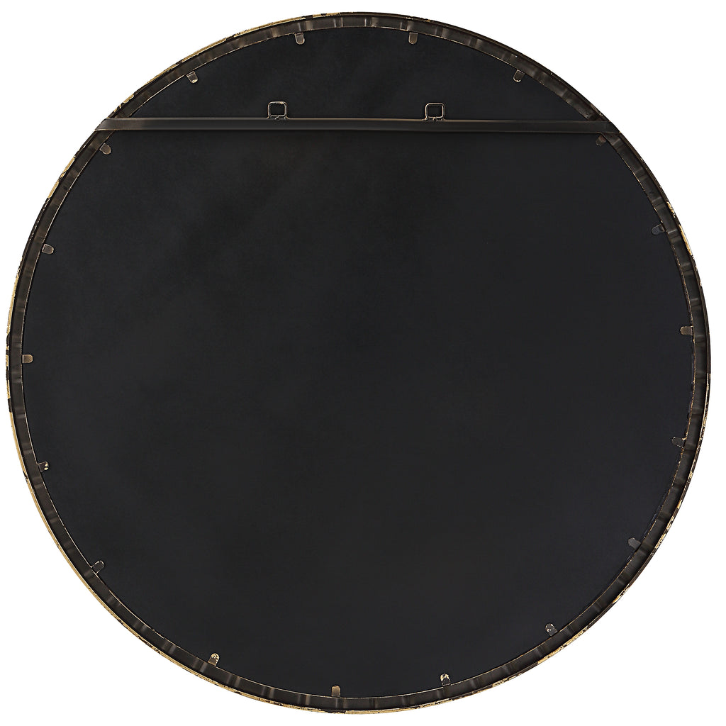 Dandridge Gold Round Mirror