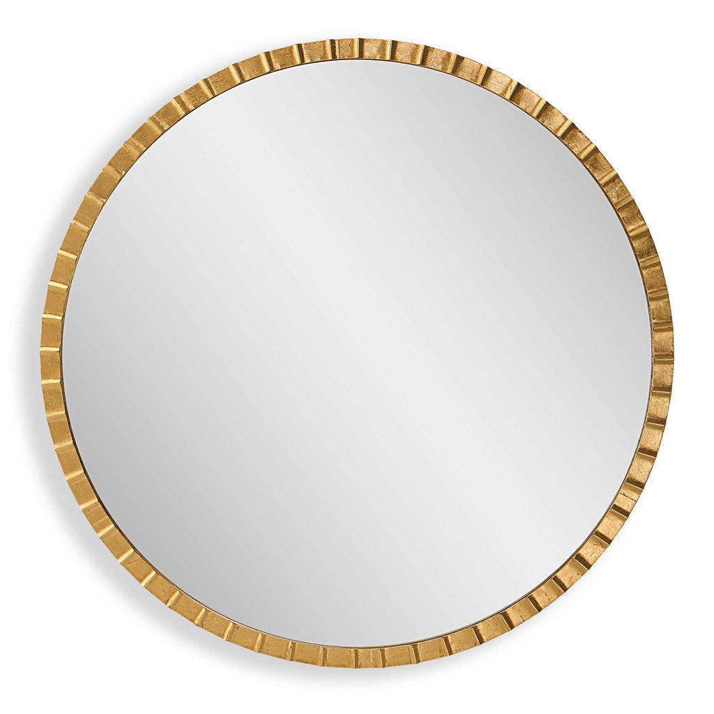 Dandridge Gold Round Mirror
