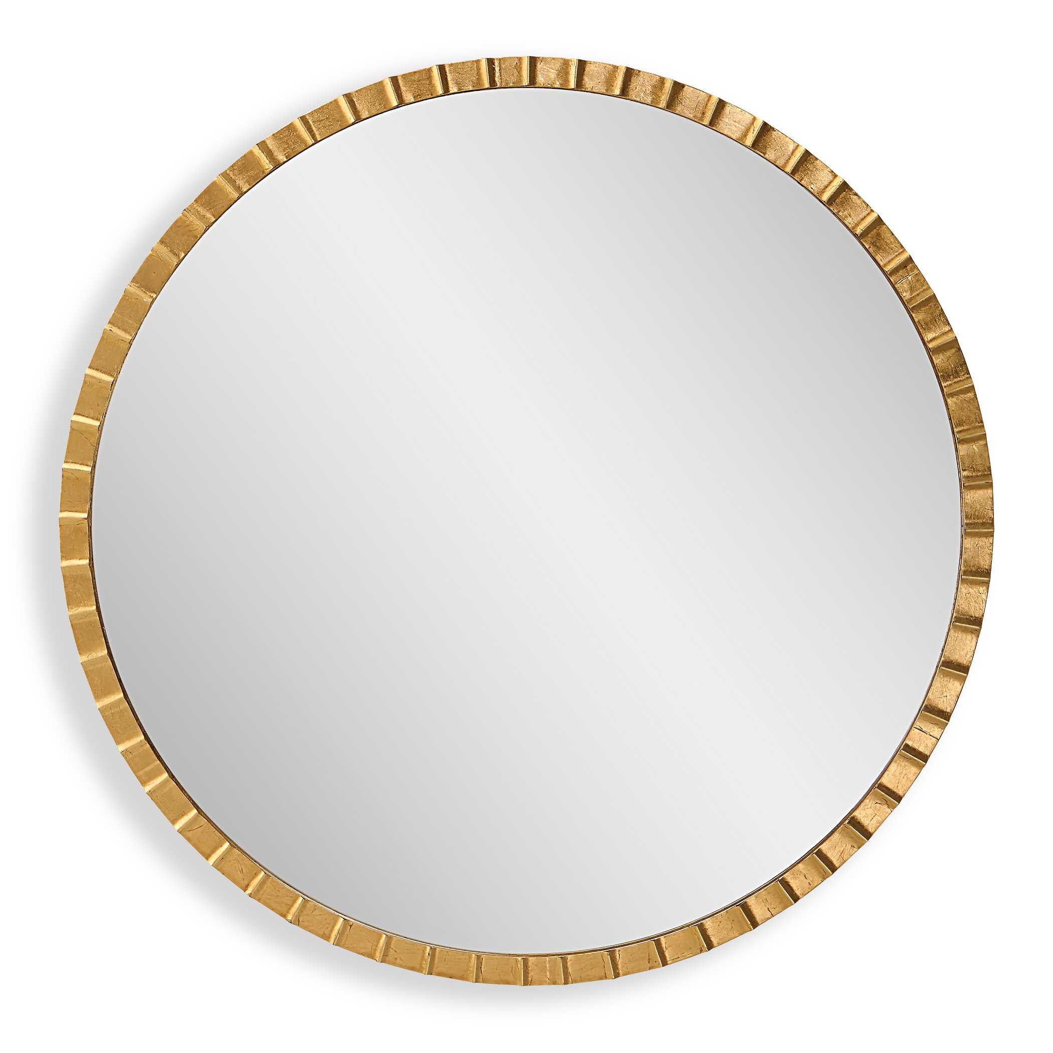 Dandridge Gold Round Mirror