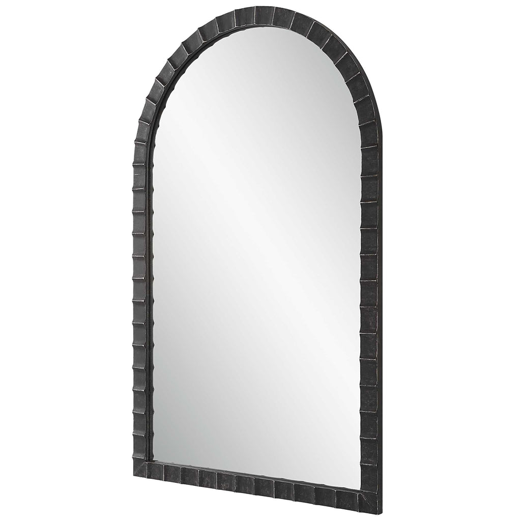 Dandridge Black Arch Mirror