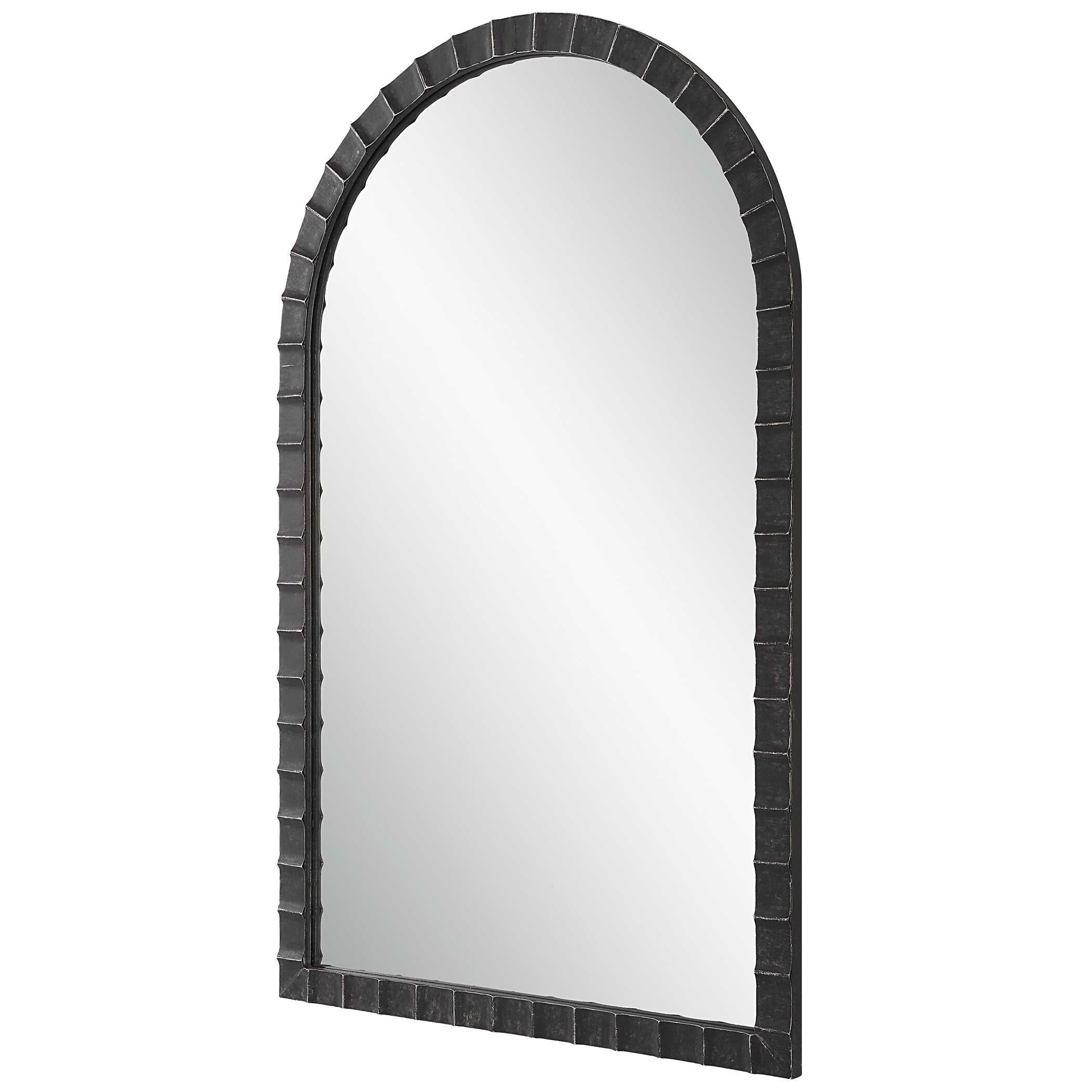Dandridge Black Arch Mirror