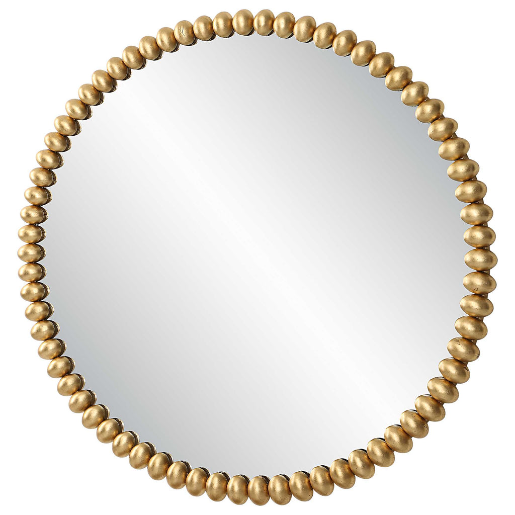 Byzantine Round Gold Mirror